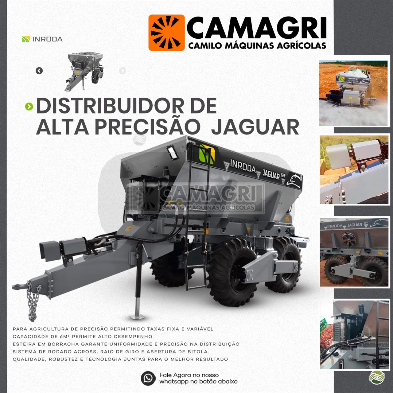IMPLEMENTOS AGRICOLAS DISTRIBUIDOR DISTRIBUIDOR 6.0 metros Camagri - Camilo Máquinas Agrícolas - Agrale GOIANIA GOIAS GO